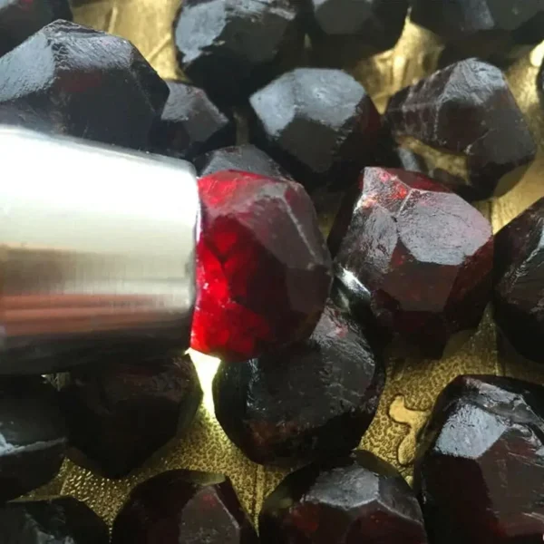 Raw Red Garnet Crystal – Natural Healing Stone for Passion, Strength & Spiritual Growth (Rough Mineral Specimen) - Image 5