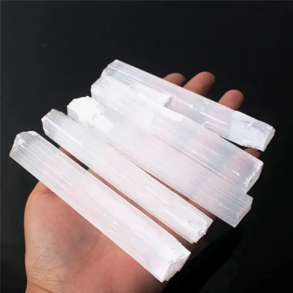 Elevate Your Energy with the Natural Gypsum Selenite Wand – A Healing Crystal for Clarity, Meditation, and Intuition - Image 6