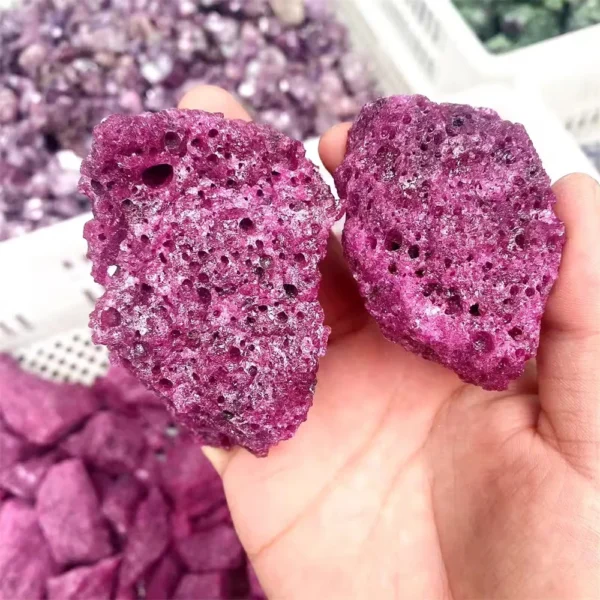 Raw Red Ruby Crystal – Natural Corundum Specimen for Healing, Décor, and DIY Jewellery Making - Image 6