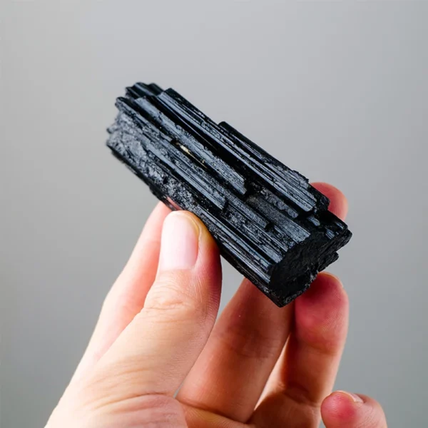 Natural Black Tourmaline Raw Crystal – Irregular Landscape Specimen for Reiki Healing and Mineral Collection - Image 3