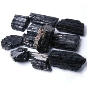 Natural Black Tourmaline Raw Crystal – Irregular Landscape Specimen for Reiki Healing and Mineral Collection