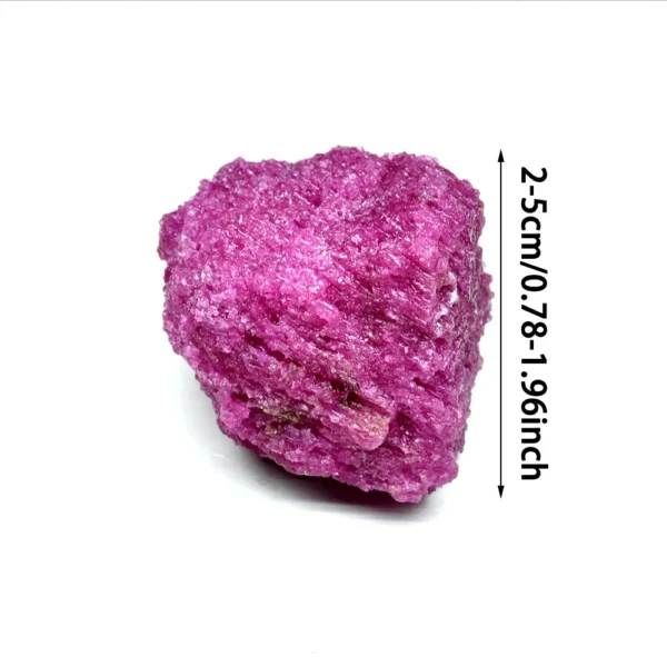 Raw Red Ruby Crystal – Natural Corundum Specimen for Healing, Décor, and DIY Jewellery Making - Image 3