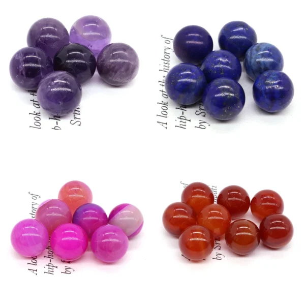 Unlock the Power of Natural Healing with 16mm Mini Round Crystal Balls - A Unique Energy Stone Set for Spiritual Growth and Home Décor - Image 3