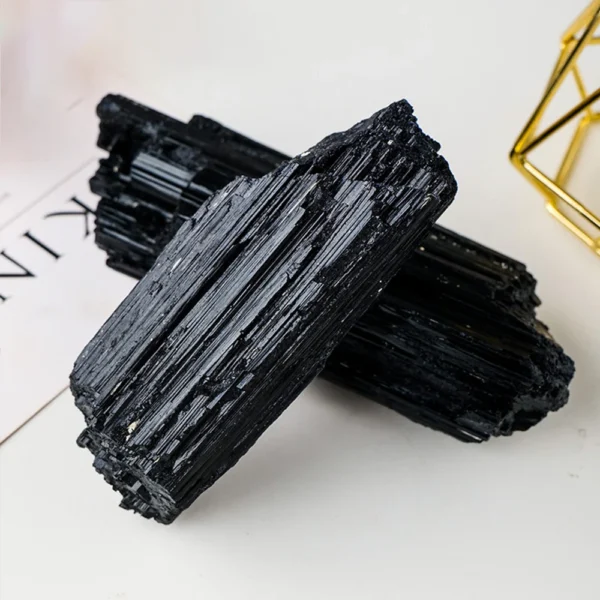 Natural Black Tourmaline Raw Crystal – Irregular Landscape Specimen for Reiki Healing and Mineral Collection - Image 5