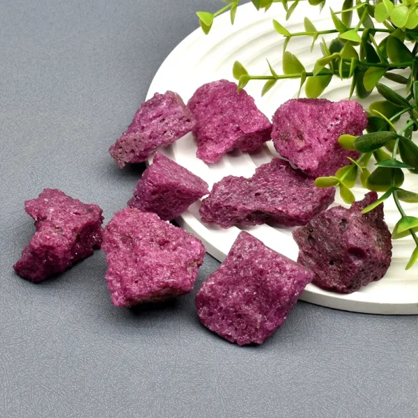 Raw Red Ruby Crystal – Natural Corundum Specimen for Healing, Décor, and DIY Jewellery Making - Image 2