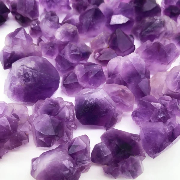 20PCS Natural Amethyst Cluster Stones – Raw Polished Crystals for Healing, Reiki, Décor & Aquarium Energy - Image 8