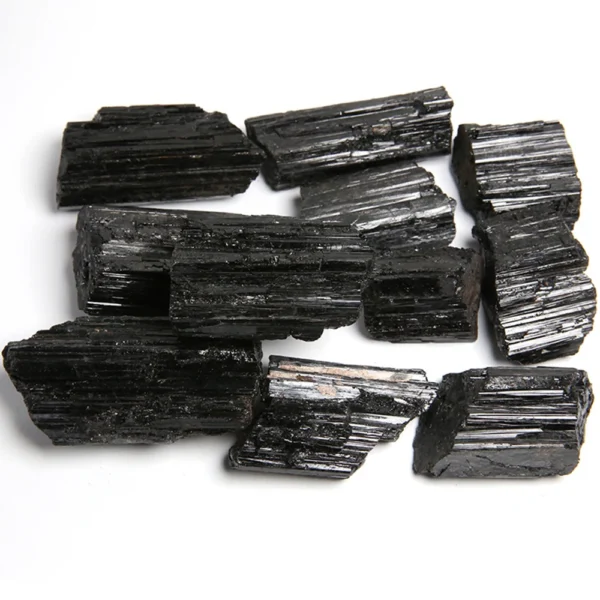 Natural Black Tourmaline Raw Crystal – Irregular Landscape Specimen for Reiki Healing and Mineral Collection - Image 4
