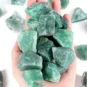 Raw Green Aventurine Crystal – Attract Luck, Wealth & Positive Energy (50g / 100g Packs)