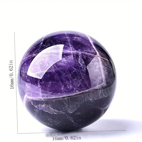 Set of 5 Amethyst Crystal Spheres – Radiate Calm, Clarity & Sparkle - Image 5