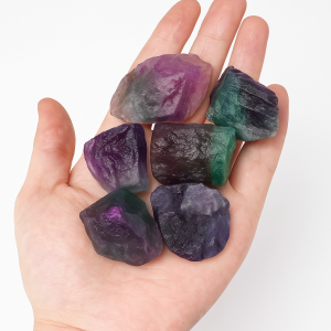 Discover the Magic: Raw Rainbow Fluorite Healing Crystals