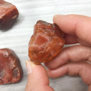 Ignite Your Spirit: Natural Raw Carnelian Red Agate for Energy & Abundance