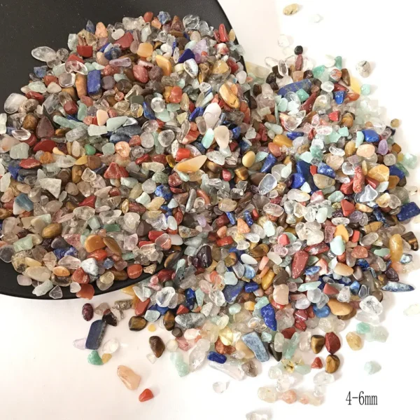 Radiate Rainbows: Natural Mixed Quartz Crystal Gravel for Healing & Harmony - Image 3