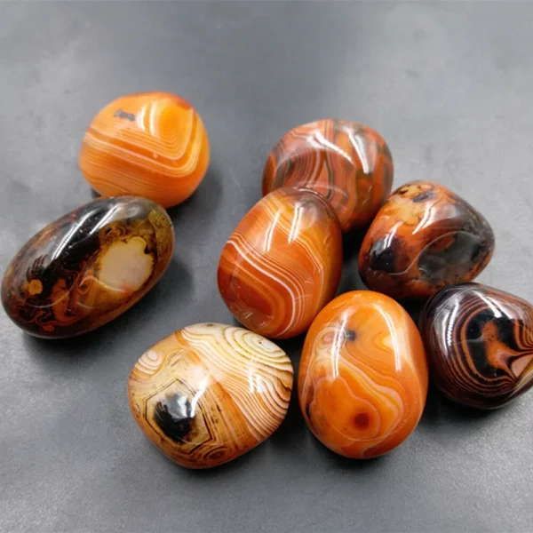 Natural Smooth Agate Stone Healing Crystal Geode - Image 5