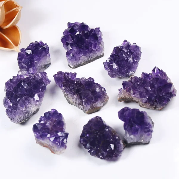 Reign in Royalty: Natural Raw Amethyst Crystal Cluster for Healing & Harmony