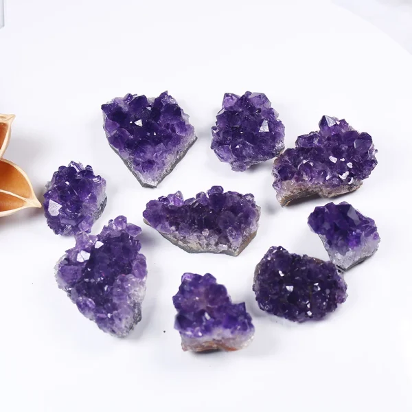 Reign in Royalty: Natural Raw Amethyst Crystal Cluster for Healing & Harmony - Image 2