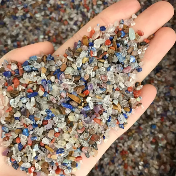Radiate Rainbows: Natural Mixed Quartz Crystal Gravel for Healing & Harmony - Image 5