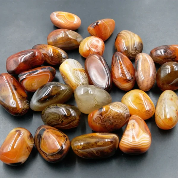 Natural Smooth Agate Stone Healing Crystal Geode - Image 4