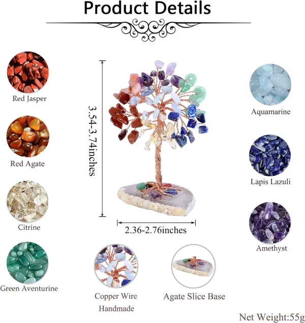 Bloom with Abundance: Your Mini Crystal Money Tree for Luck & Harmony - Image 5