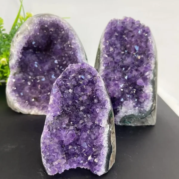 Natural Uruguay Amethyst Crystal Geode for Deep Healing & Abundance