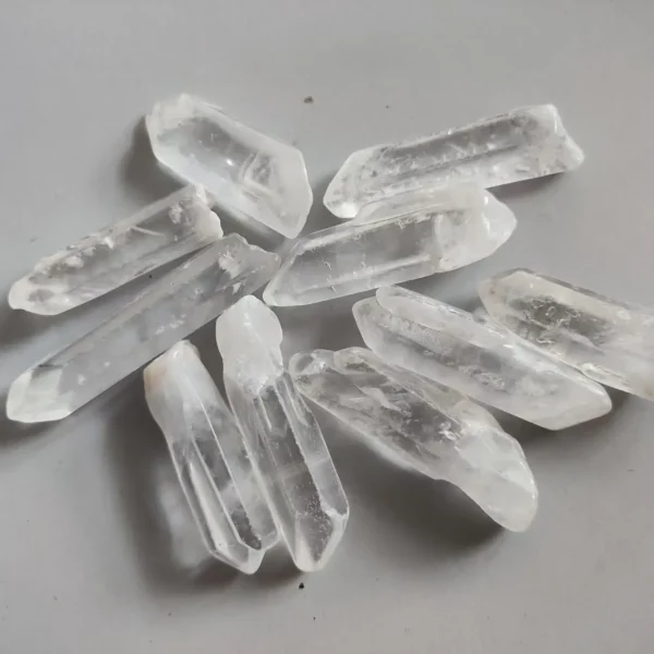 Radiate Purity: Natural White Crystal Quartz Column for Healing & Clarity