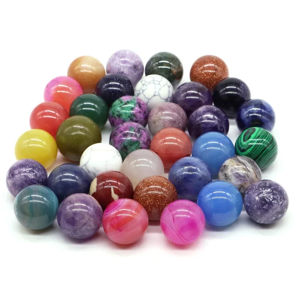 Ignite Your Spirit: Mini Natural Crystal Spheres for Healing & Harmony - Image 2