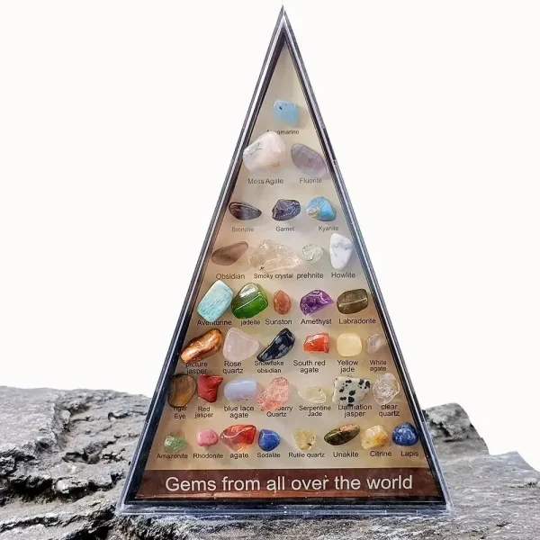 Explore the Earth's Wonders: 36-Piece Natural Healing Crystal Collection Box! - Image 3