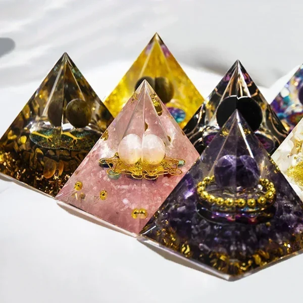 Power Up Your Space: Natural Crystal Energy Generator Pyramid - Image 6