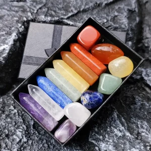 Awaken Your Chakras: Natural Healing Crystal Set for Balance & Harmony