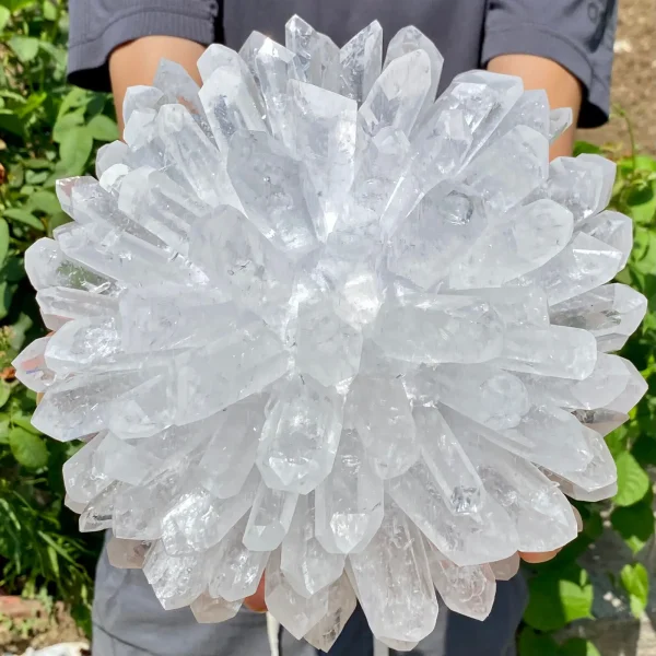 Illuminate Your Life: Pure White Crystal Cluster for Healing & Harmony - Image 2