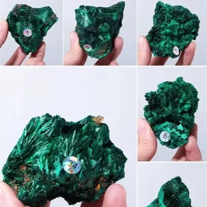 Unleash the Power of Green: Raw Malachite Crystal Specimen