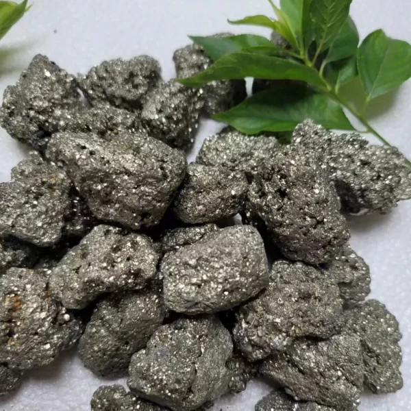 Spark Your Prosperity: Natural Pyrite Raw Stone Crystal Cluster - Image 5
