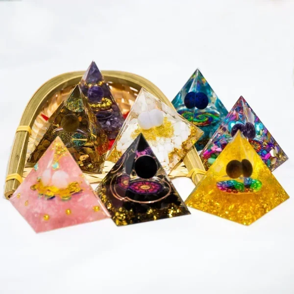 Power Up Your Space: Natural Crystal Energy Generator Pyramid - Image 5