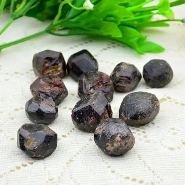 Natural Red Garnet Raw Gemstone
