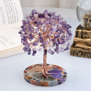 Bloom with Abundance: Your Mini Crystal Money Tree for Luck & Harmony