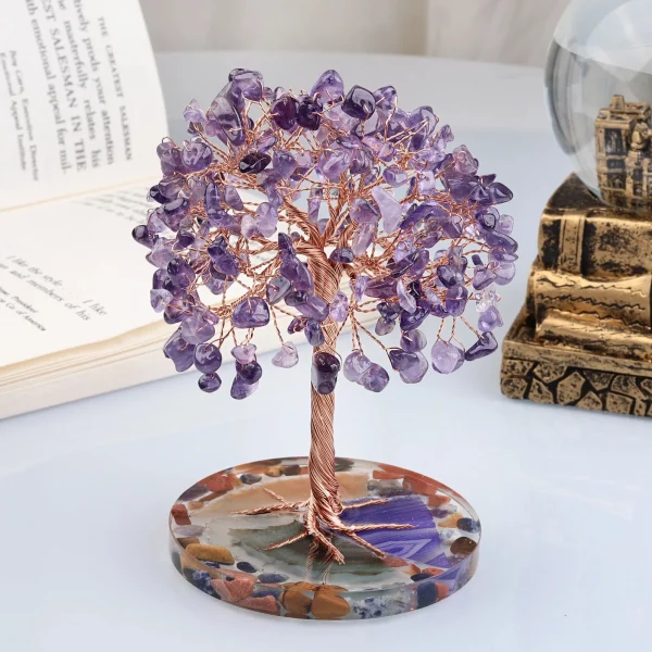 Bloom with Abundance: Your Mini Crystal Money Tree for Luck & Harmony