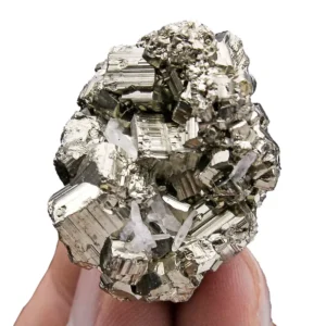 Unleash Prosperity: High-Quality Natural Peru Pyrite Cube Cluster