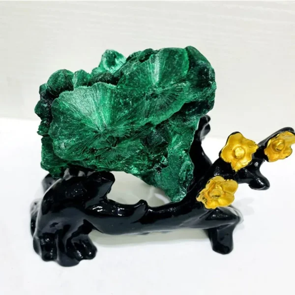 Unleash the Power of Green: Raw Malachite Crystal Specimen - Image 4