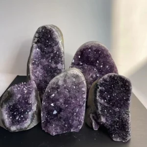 Unlock Serenity & Power: Natural Amethyst Crystal Cluster for Healing & Fortune